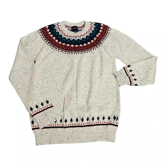 American Eagle Outfitters Cotton Blend Crew Neck Pull Over Sweater Mens Size LT - Picture 1 of 10